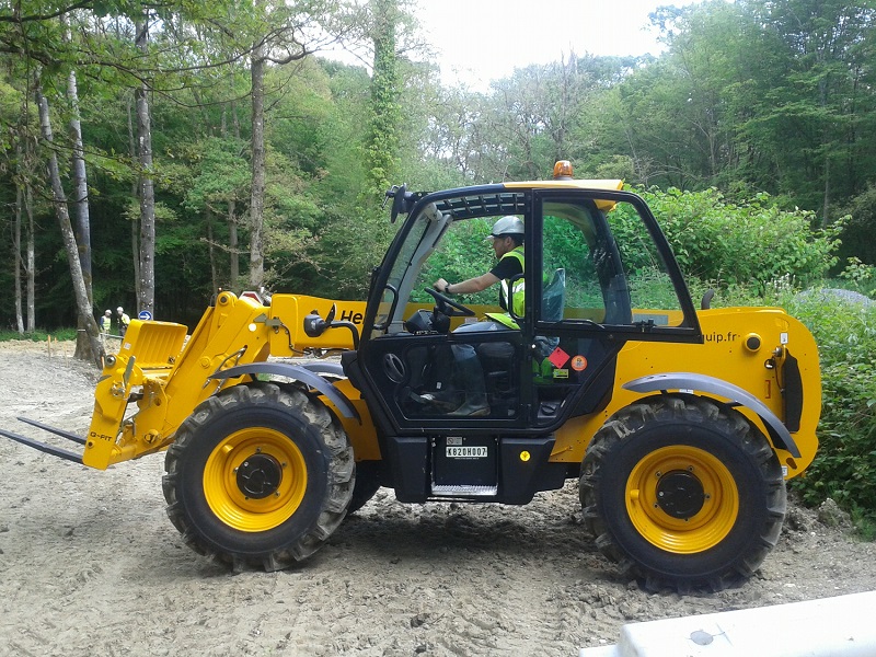Un engin de chantier